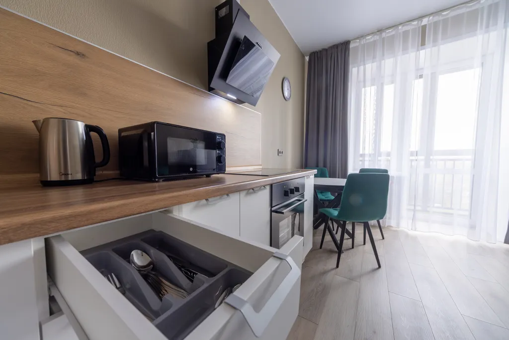 Дизайнерская квартира в Южном берегу с видом на реку