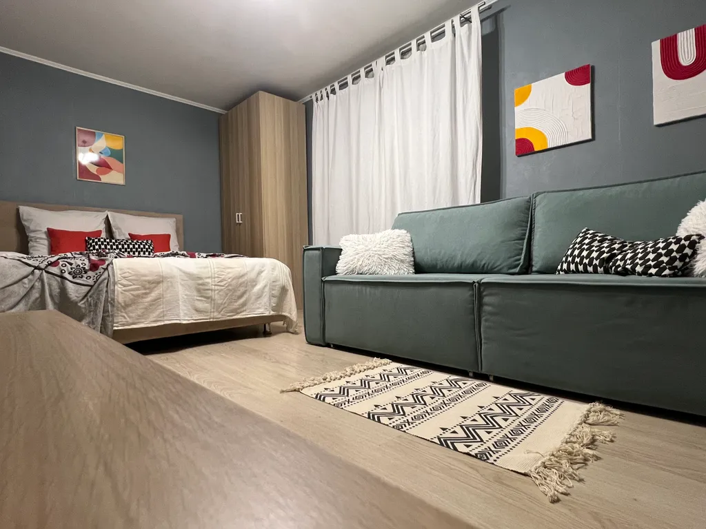 Квартира Апартаменты Art Room в 1 минуте пешком от метро Молодежная — Москва
