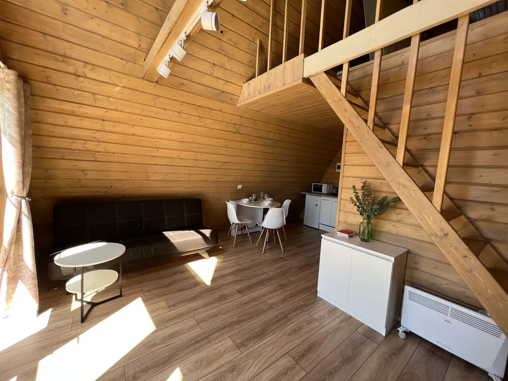 Коттедж Коттедж Новый уютный А-фрейм в черте города — Казань