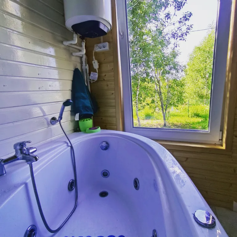 Домик для отдыха с собственным горячим чаном