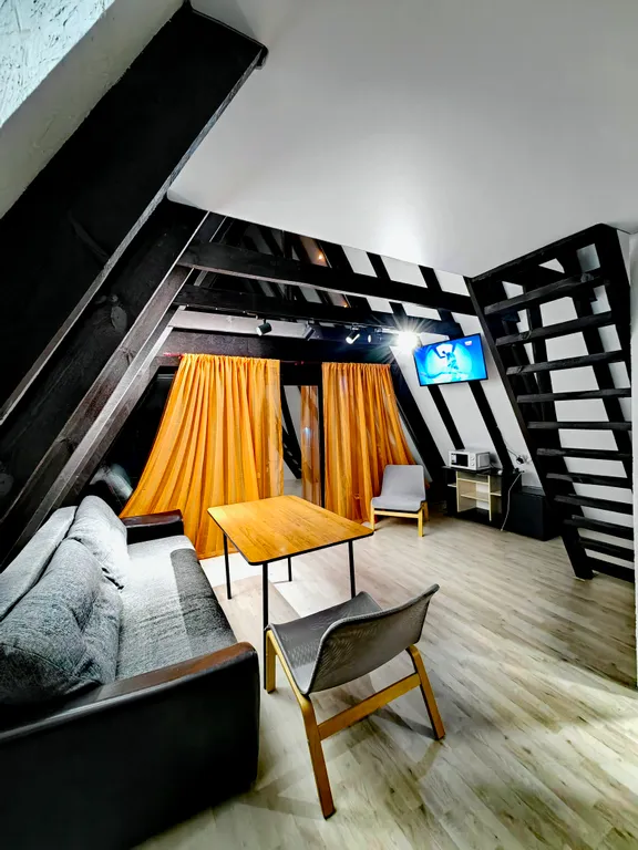 Домик А-фрейм в Абхазии (Пицунда)