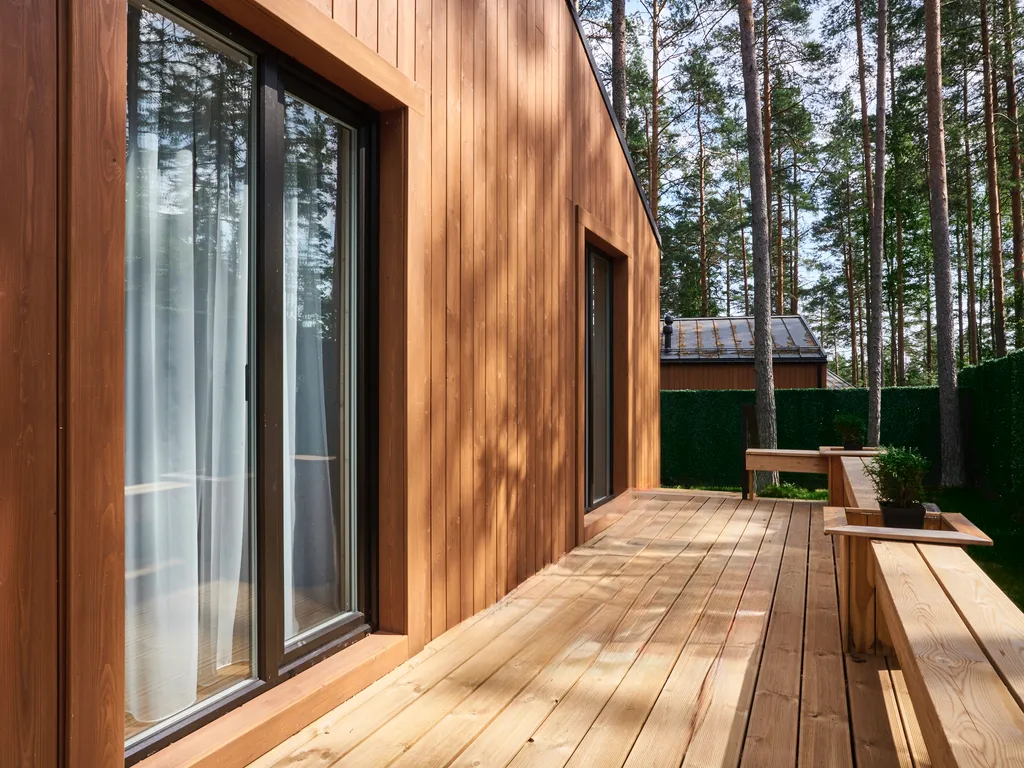 Дом с баней и зоной отдыха