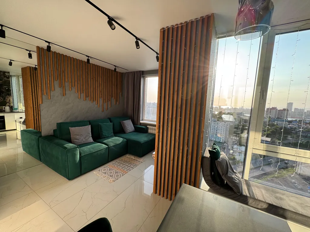 Студия в ЖК Морион с дизайнерским ремонтом и видом