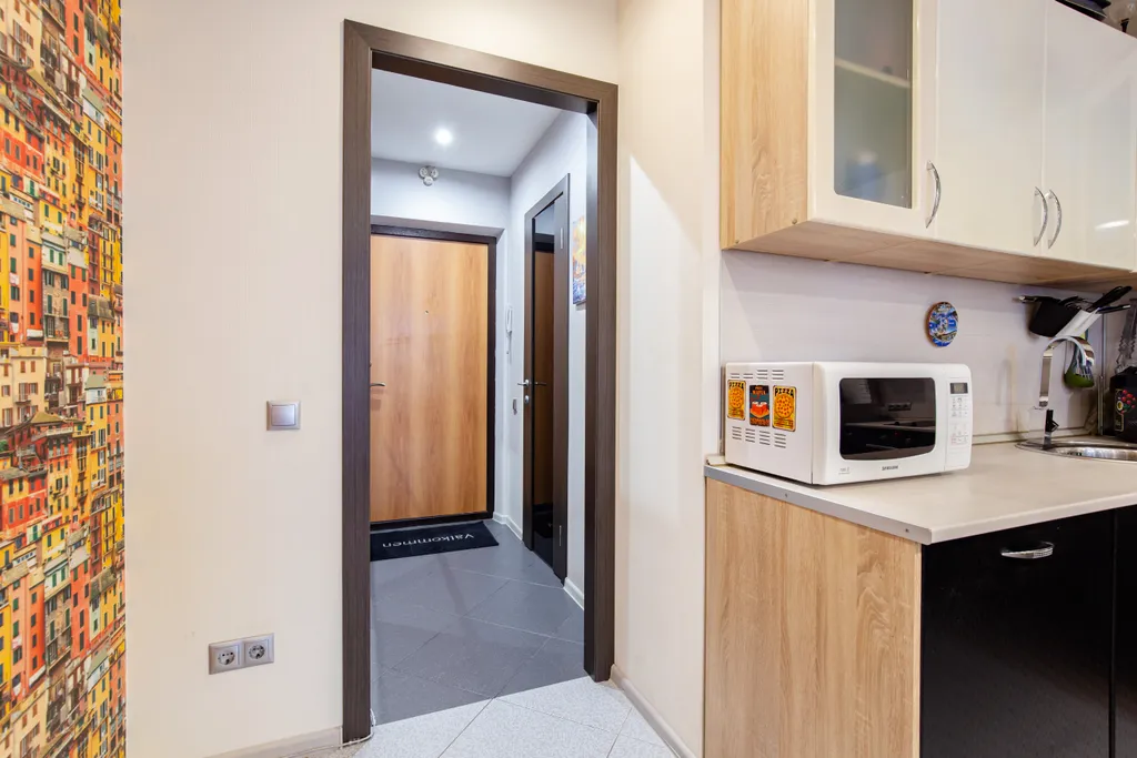 Шикарная студия с камином у метро