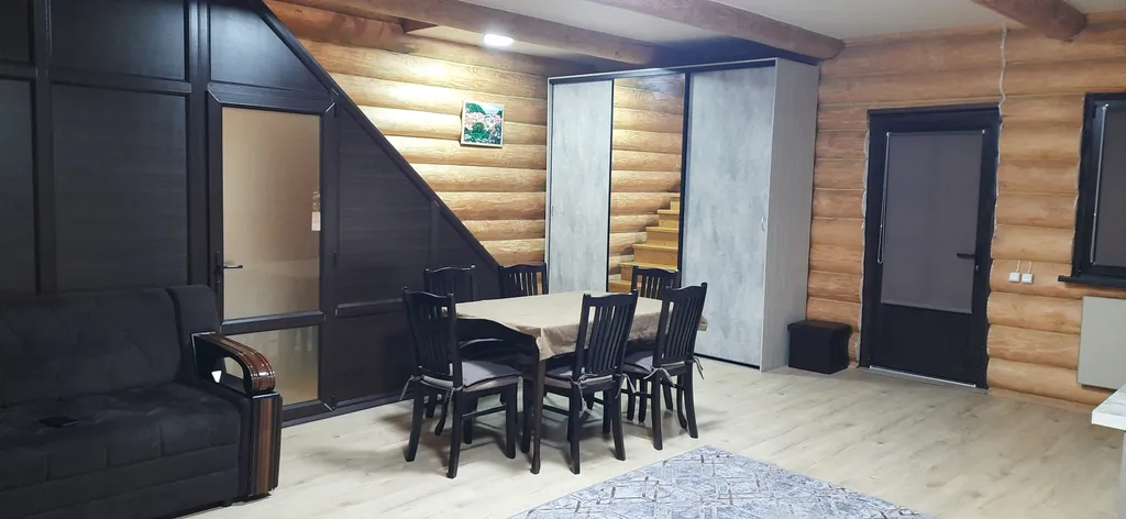 Видовой дом из бруса с сауной