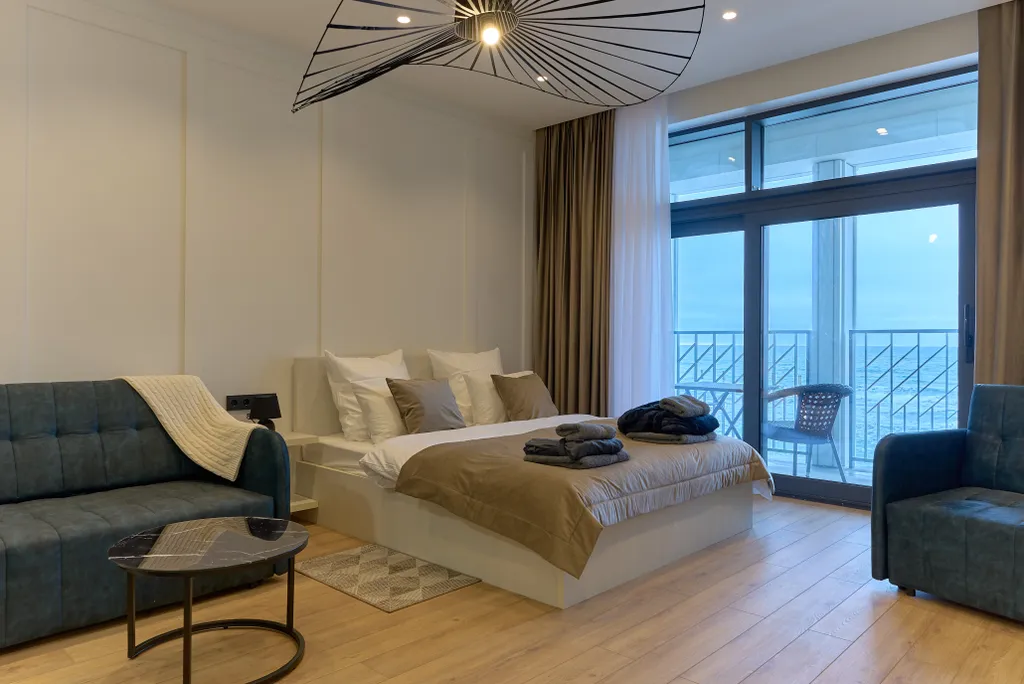 Квартира Уютные апартаменты на третьем этаже с видом на море — аренда посуточно в Светлогорск