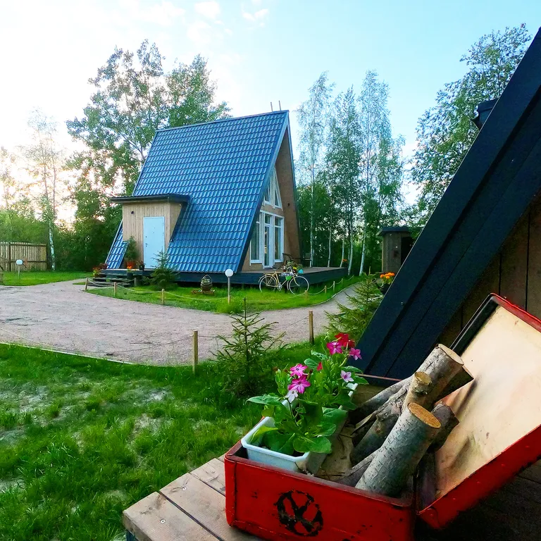 Коттедж Дом шалаш в Английском стиле — Пушкин