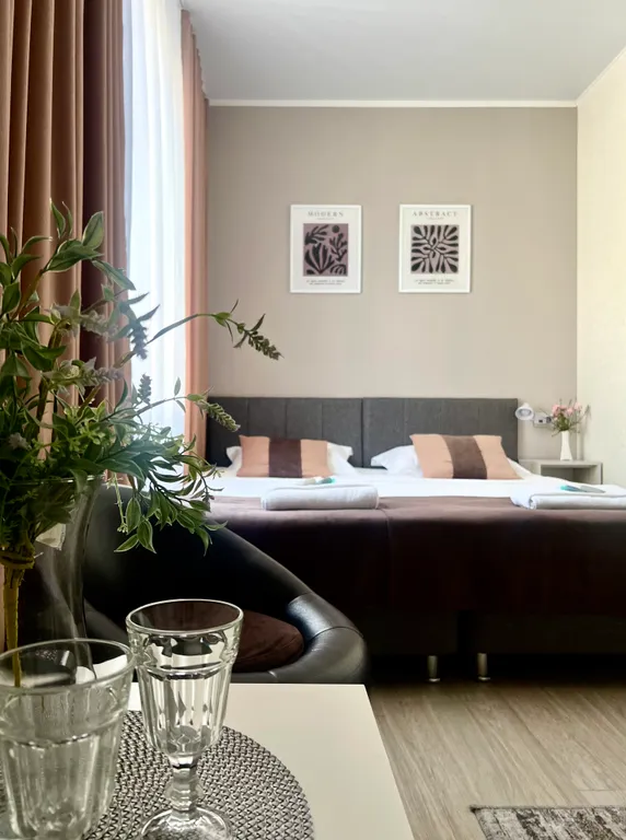 Квартира Квартира Уютный номер с 1 двуспальной или 2 раздельными кроватями — Сириус