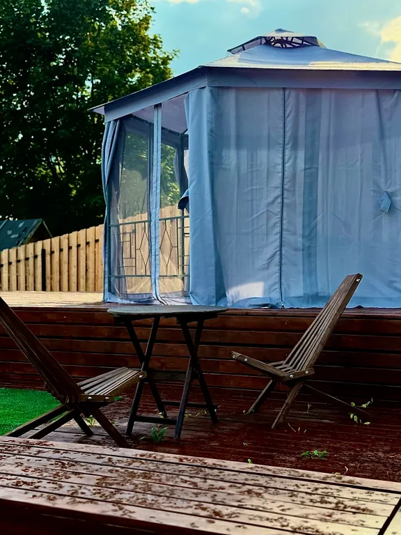 Дом с баней на дровах