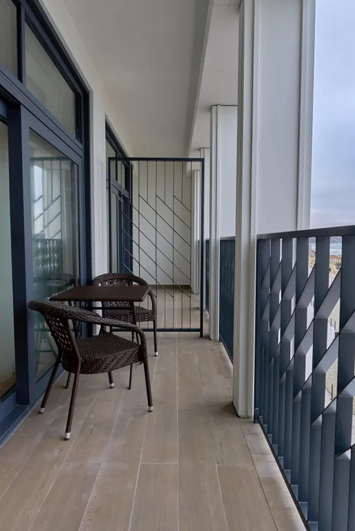 Уютные апартаменты на третьем этаже с видом на море