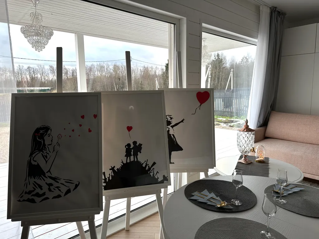 3 больших спальни и с/у с ванной, огромная кухня гостиная white house