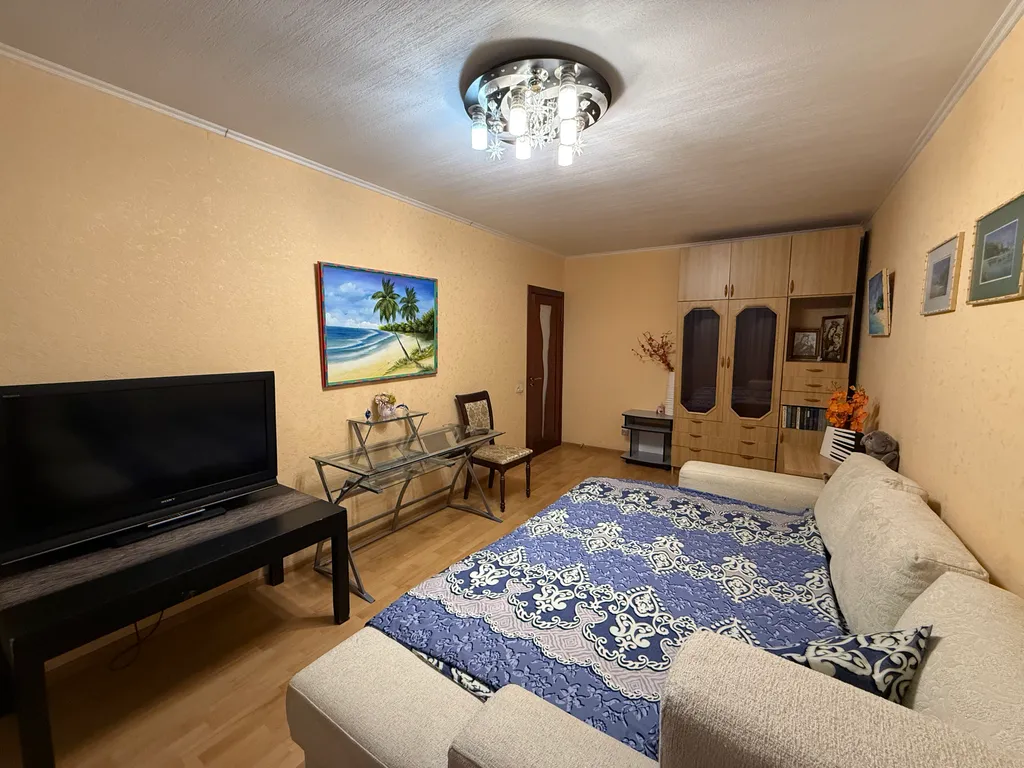 Комната в карибском стиле в трёхкомнатной квартире