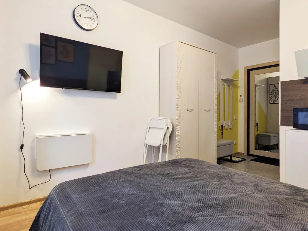 Новая студия, чистый подъезд, свежий ремонт, пешком до Борисоглебского