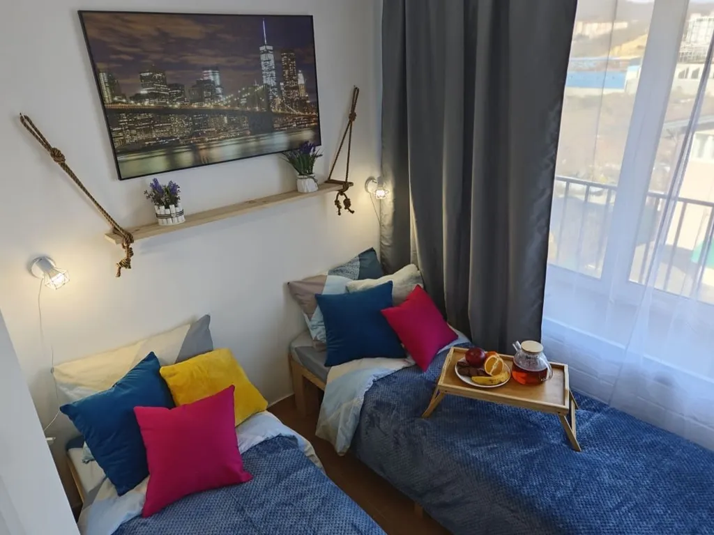 Прекрасная студия с новым ремонтом на двоих гостей