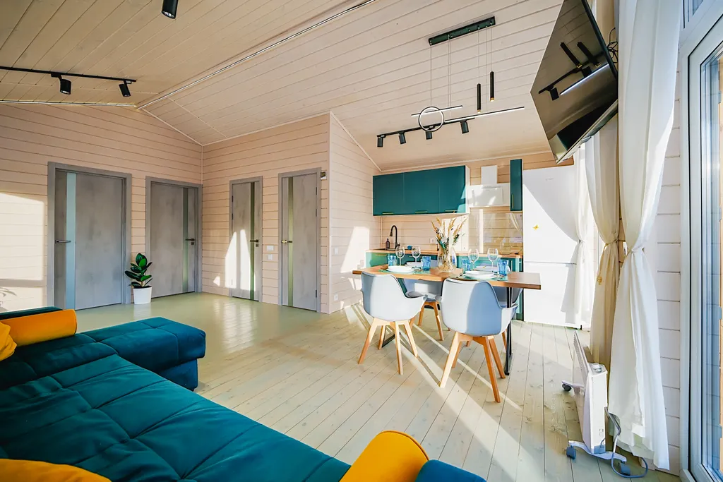 Уютный домик с прекрасной атмосферой