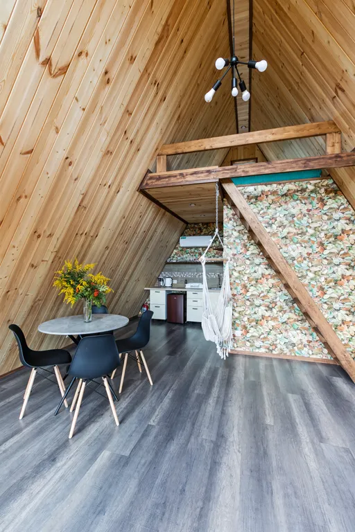 Афрейм (дом-шалаш) ОСЕНЬ с баней