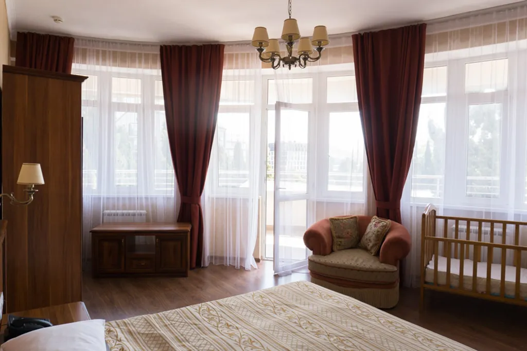 Квартира Квартира Двухкомнатный четырёхместный апартамент с кухней в отеле Либерти Флай — Адлер