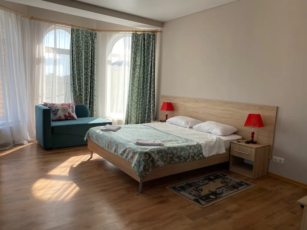 Квартира Квартира Студия двухместная с кухней, балконом, есть доп.место — Анапа