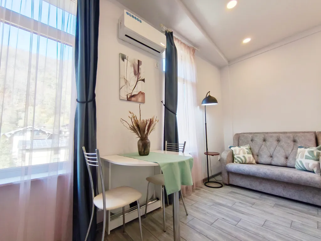 Уютная студия с видом на горы