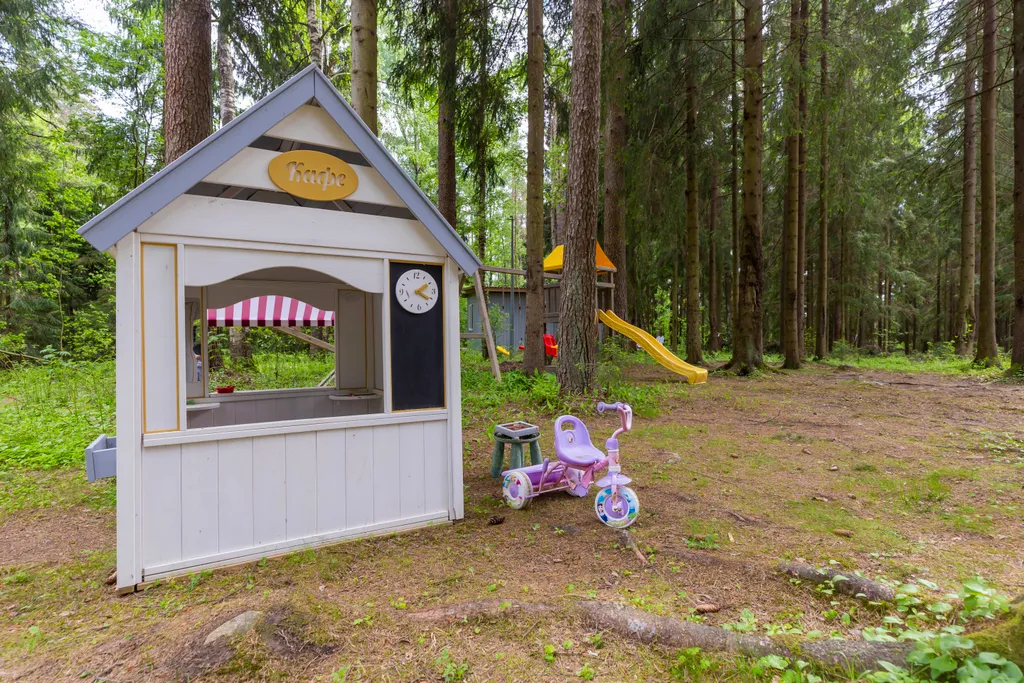 Домик с видом на лес