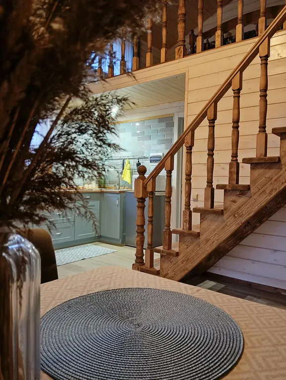 Уютный домик с баней и фурако и барбекю в 10 минутах от центра