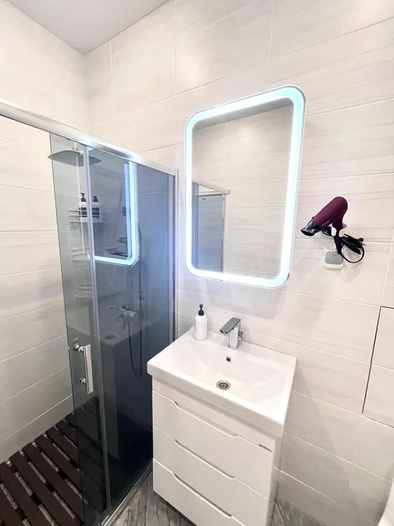 Квартира Светлая однокомнатная квартира в уютном районе города — Великий Новгород