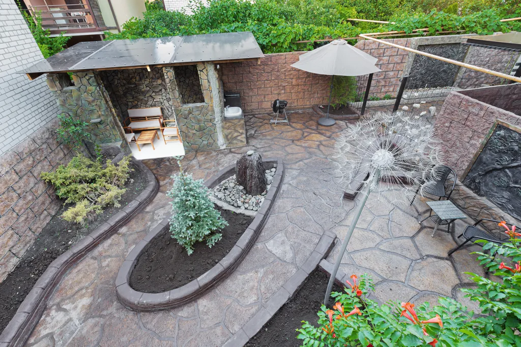 Квартира Квартира Студия с кухней, террасой, жаровней, барбекю, водопадом 20м2 — Геленджик