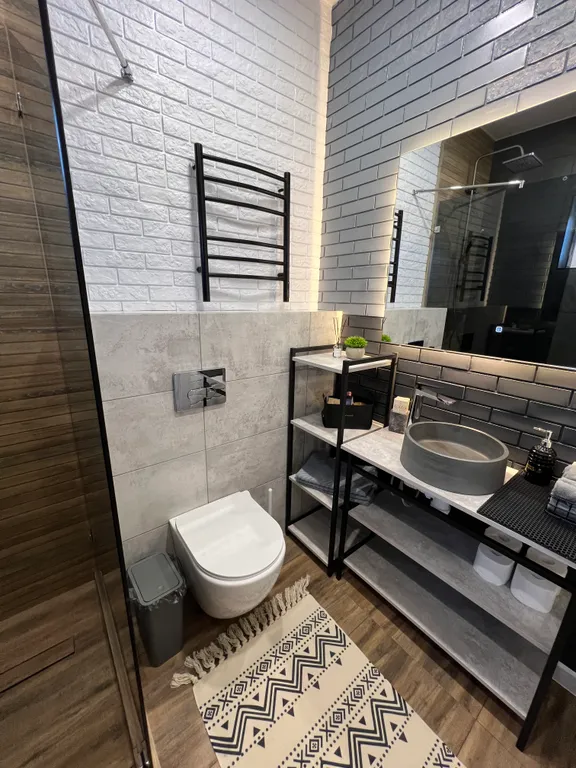 Дом в современном стиле с видом на горы