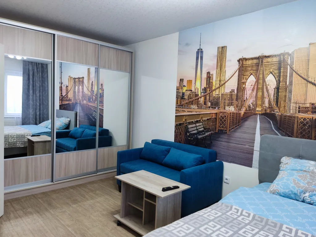 1-комнатная квартира с видом на Волгу у Ледового дворца