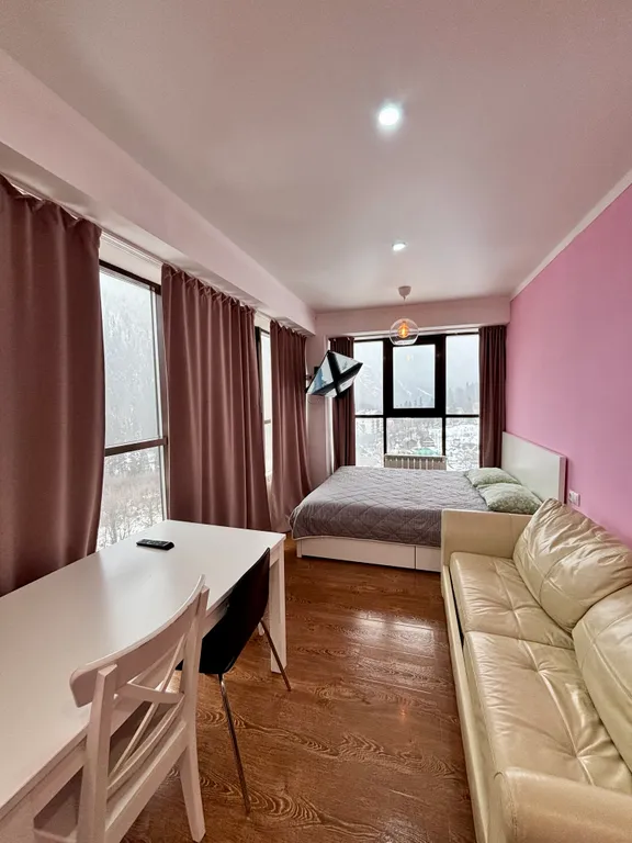 Студия с панорамным видом на горы