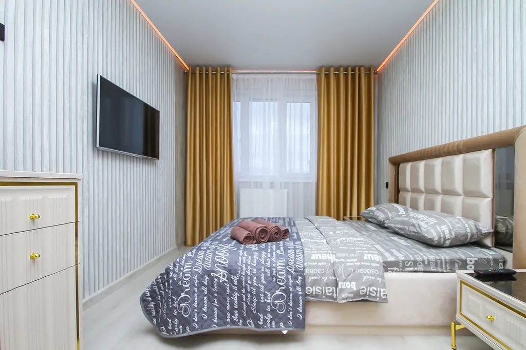 Просторная 1 комнатная квартира с 2 раздельными спальными местами