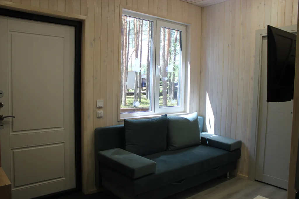 Дом с 2 спальнями и панорамным видом на лес