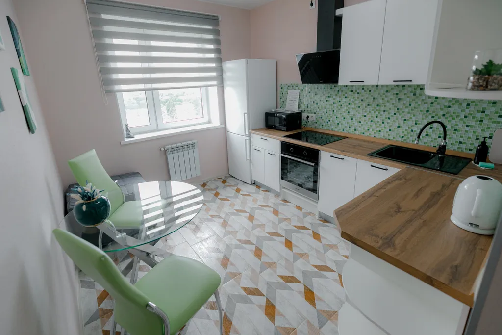 Изумрудная стильная квартира