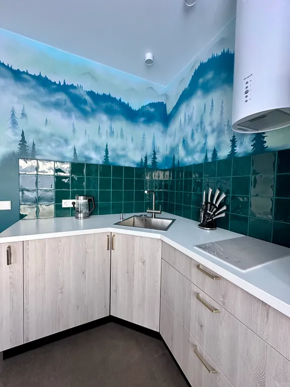 Квартира Уютная квартира-студия на горнолыжном курорте — Шерегеш