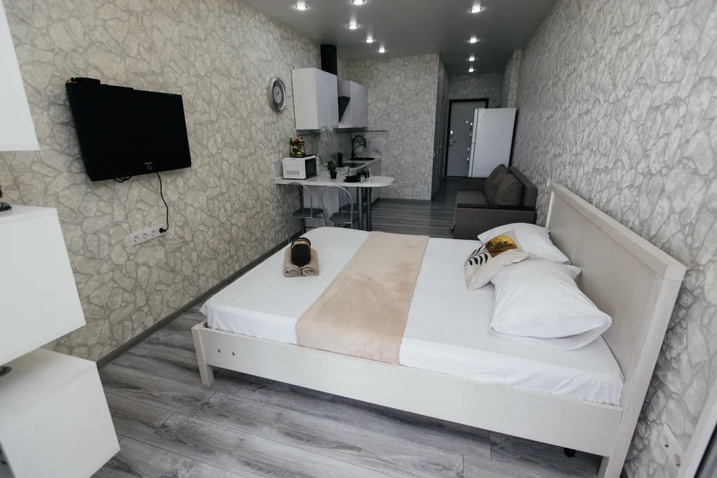 Уютная студия для семья с видом на реку Дон