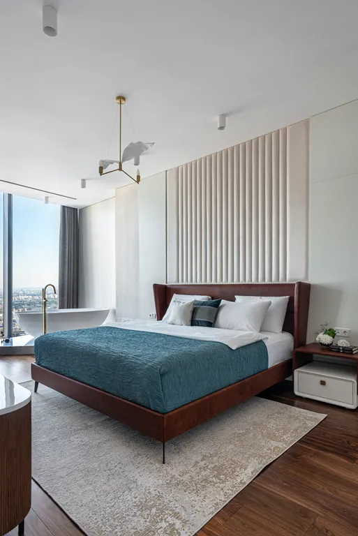 Роскошный апартамент на 81 этаже с ванной у окна и великолепным видом