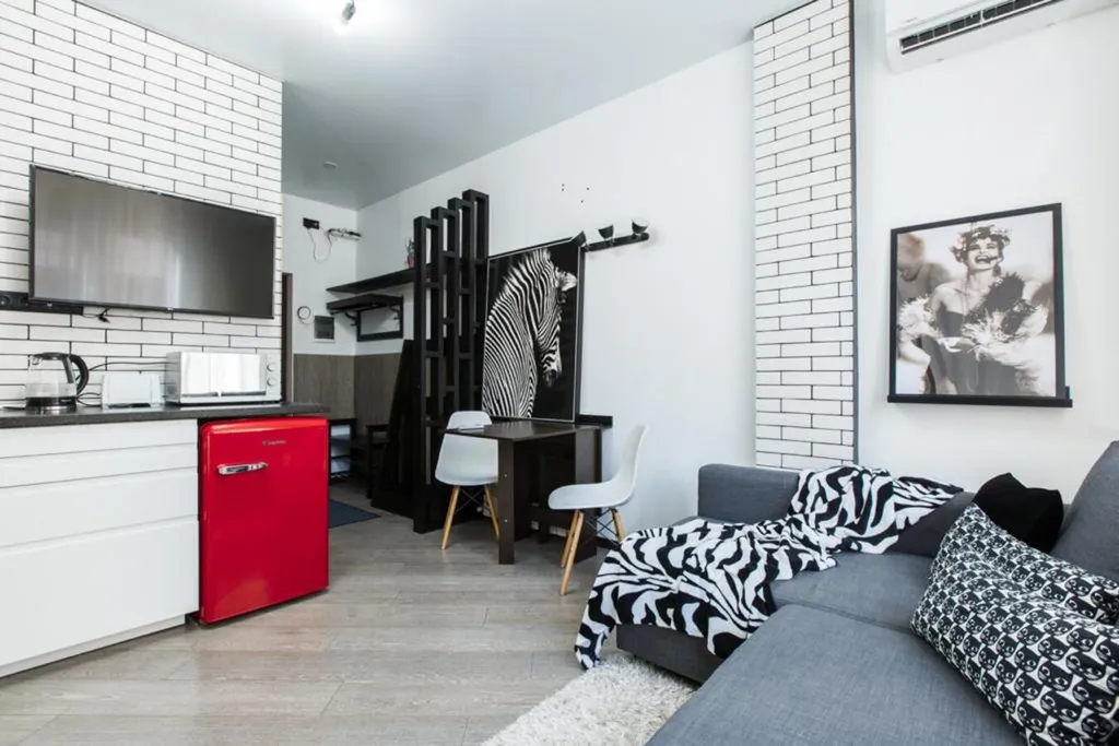 Уютная студия у подъёмника, парковка, бесконтактное заселение, wi-fi