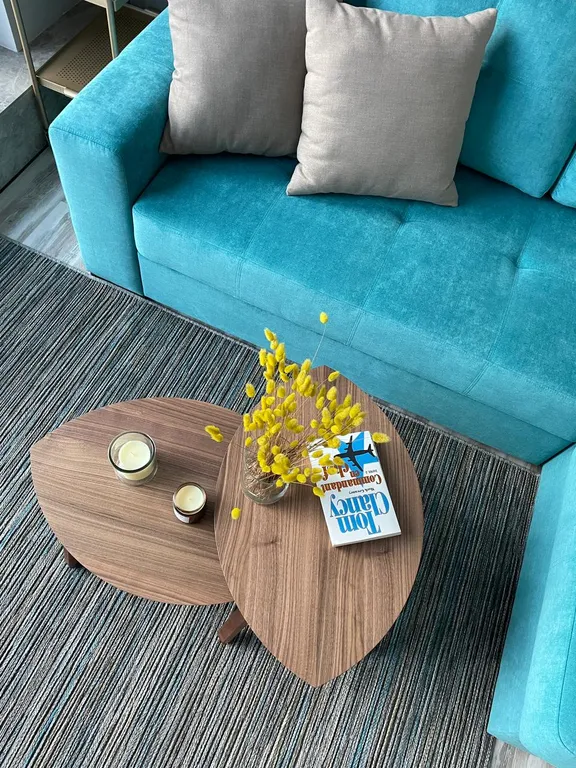 Охта Сьют 4 с большой террасой на 1 этаже, с видом на лес