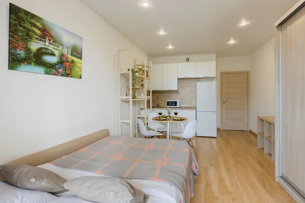 Просторная студия у метро Девяткино