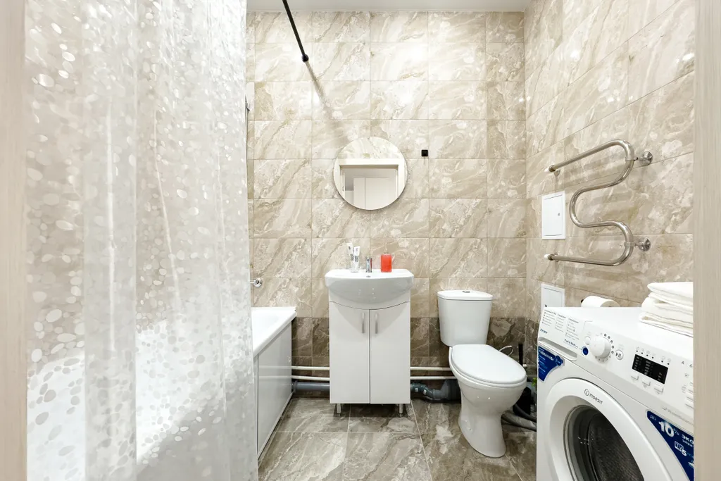 Студия на 24 этаже с панорамным видом на реку в ЖК Аквамарин