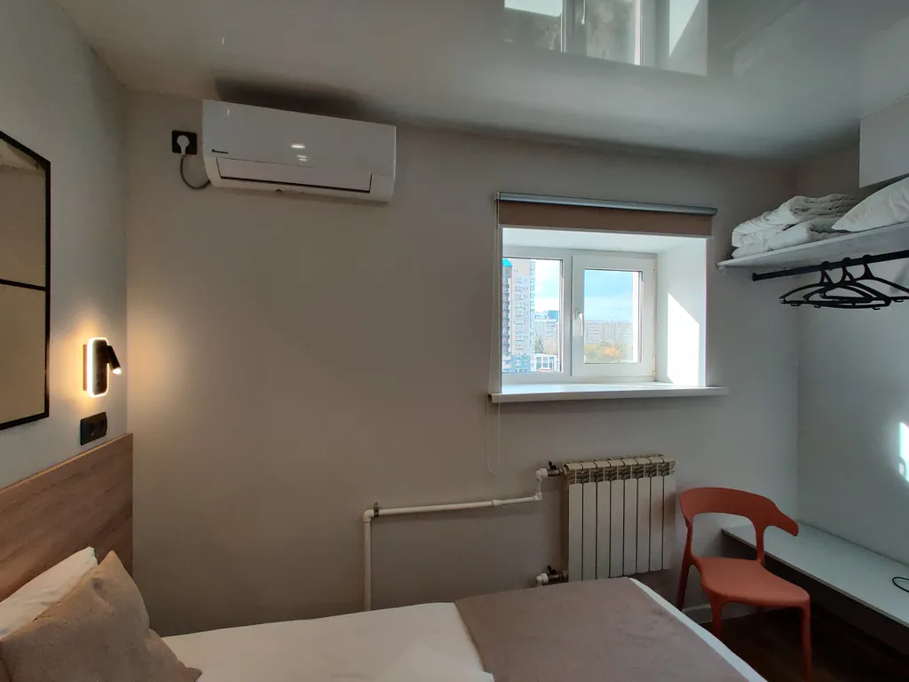 Стильные двухместные апартаменты с кухней и санузлом