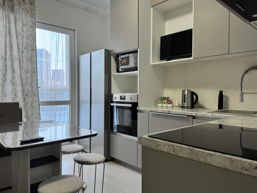 Квартира Квартира Просторная двушка с кондиционером и ПММ у Аквапарка — Новосибирск