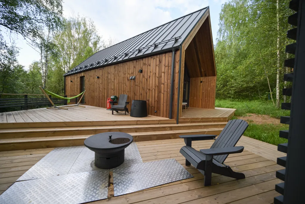 Коттедж Барнхаус Макс Юбаба с большой террасой, высокими потолками — аренда посуточно в Звенигород