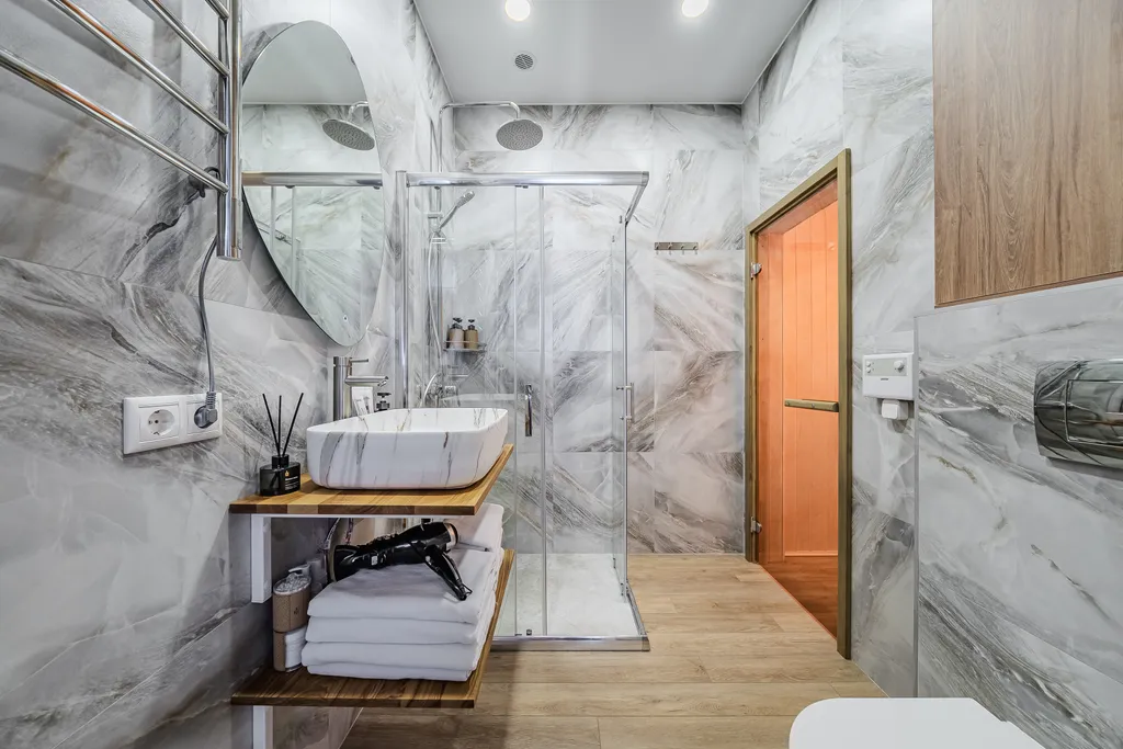 Охтаинн 6-1 с 2 спальнями с сауной и балконом