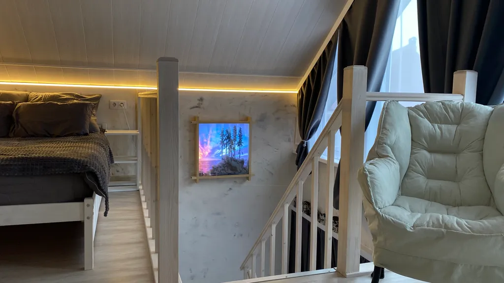 Дом Sainiemi с сауной на окраине Петрозаводска  у Онежского озера