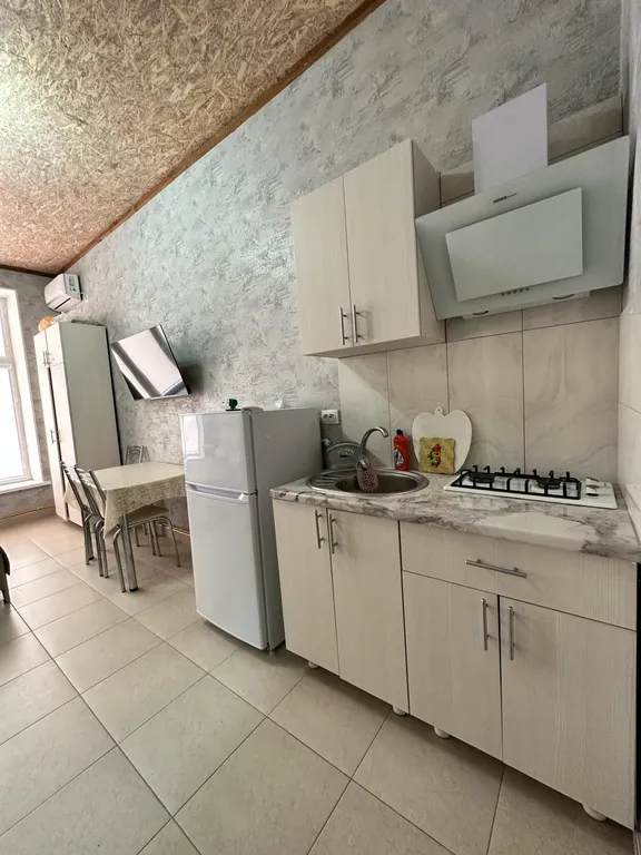 Светлая студия с видом на горы