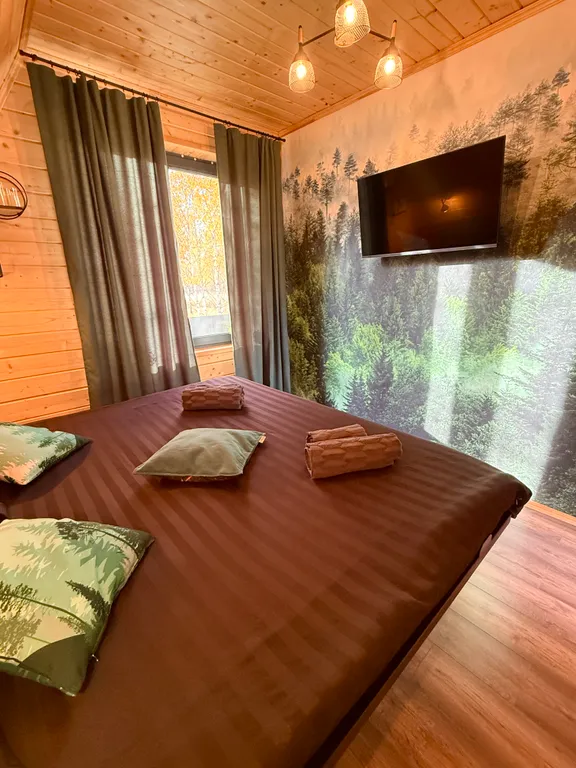 Коттедж Aframe, 2ух этажный дом, глэмпинг — Казань