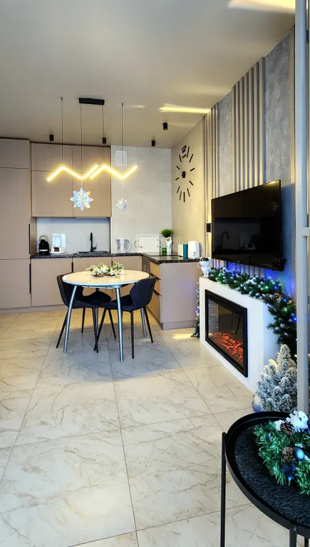 Панорамный люкс Мечта с камином и видом на Волгу и город