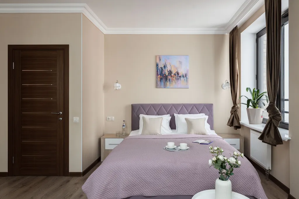 Квартира Апартаменты Symphony с 2 отдельными спальнями в жилом небоскребе — Москва