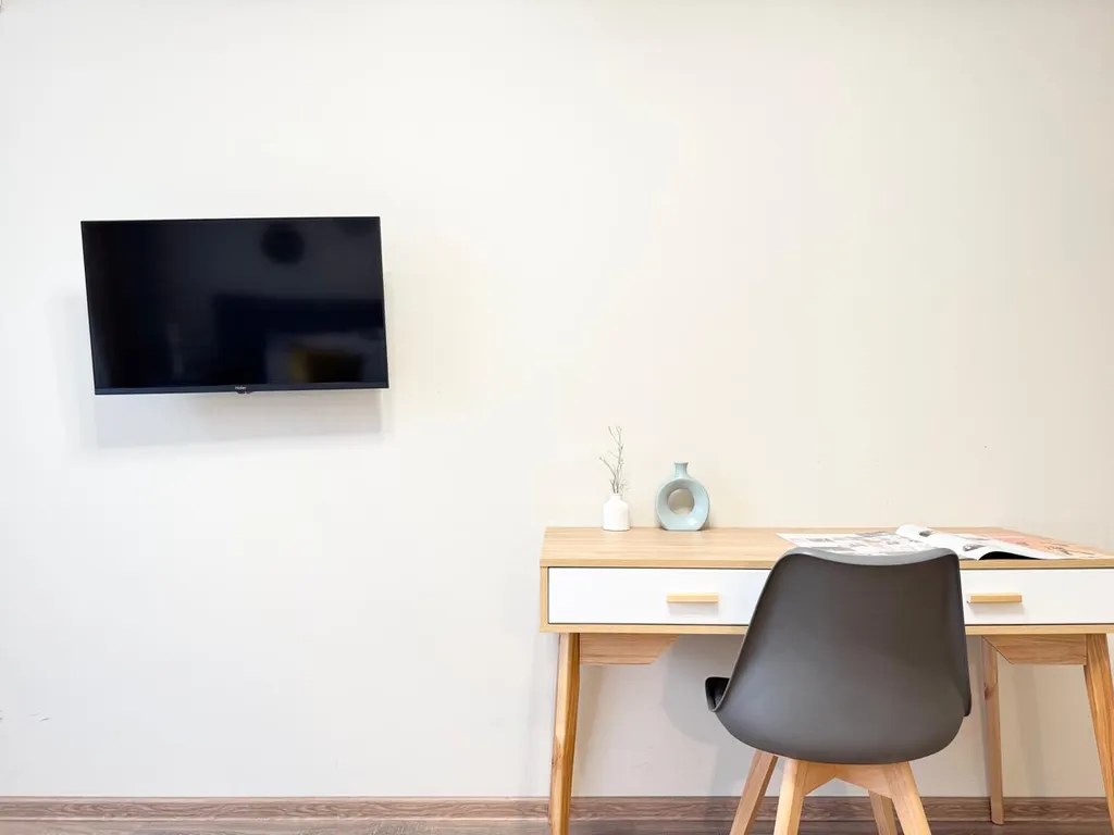 Светлая квартира с балконом